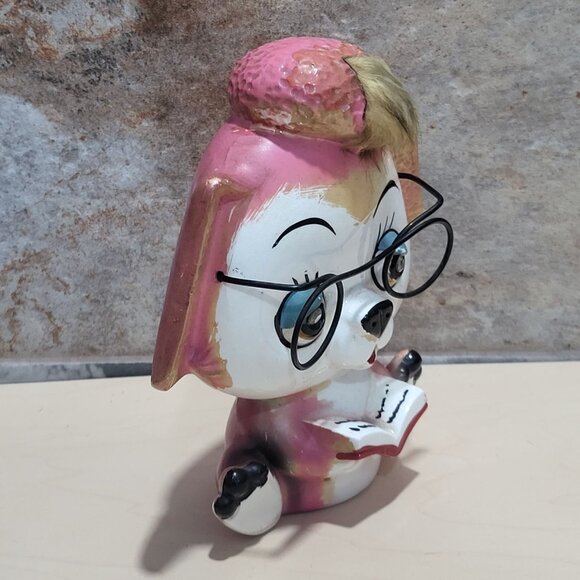 Vintage Lenticular Dog Figurine Made in Japan - Picture 8 of 15